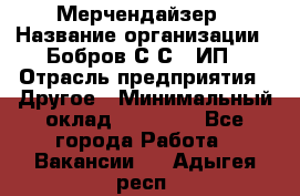 Мерчендайзер › Название организации ­ Бобров С.С., ИП › Отрасль предприятия ­ Другое › Минимальный оклад ­ 17 000 - Все города Работа » Вакансии   . Адыгея респ.